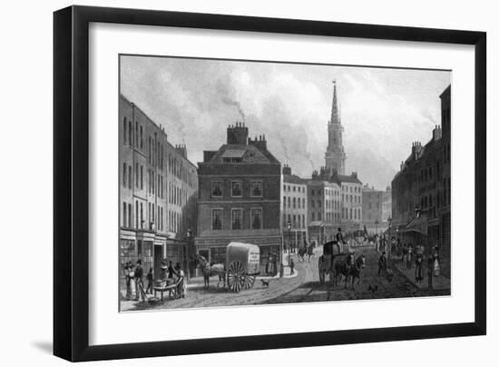 Broad St Bloomsbury-Thomas H Shepherd-Framed Art Print