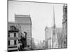 Broad St. North from City Hall, Philadelphia, Pa.-null-Mounted Photo