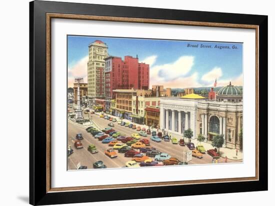 Broad Street, Augusta, Georgia-null-Framed Art Print