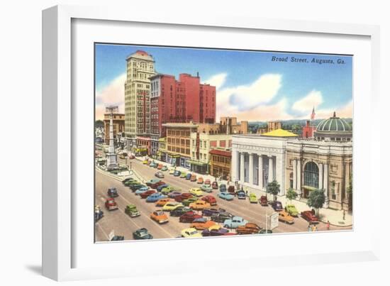 Broad Street, Augusta, Georgia-null-Framed Art Print