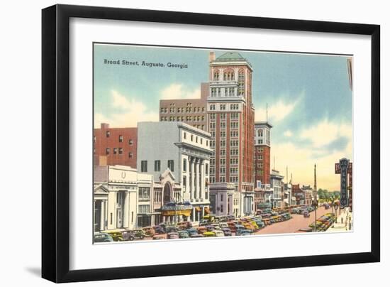 Broad Street, Augusta, Georgia-null-Framed Art Print