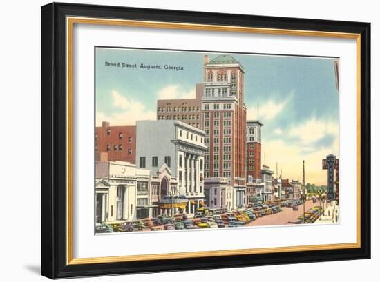 Broad Street, Augusta, Georgia-null-Framed Art Print