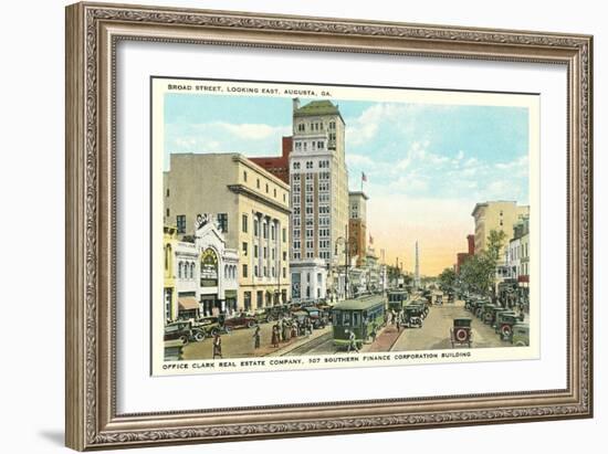 Broad Street, Augusta-null-Framed Art Print