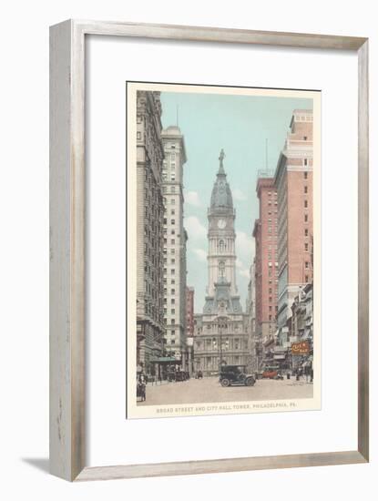 Broad Street, City Hall, Philadelphia, Pennsylvania-null-Framed Art Print