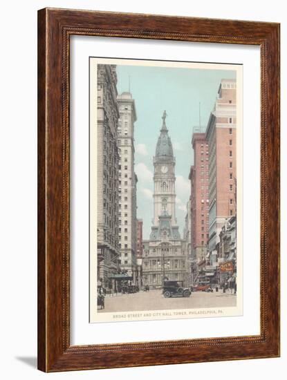 Broad Street, City Hall, Philadelphia, Pennsylvania-null-Framed Art Print