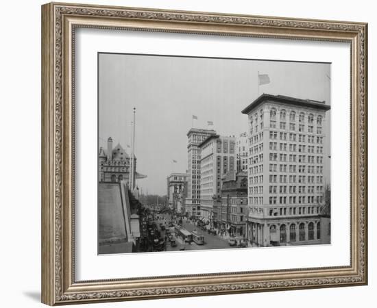 Broad Street in Newark-null-Framed Photographic Print