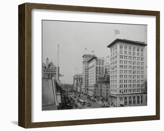 Broad Street in Newark-null-Framed Photographic Print