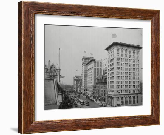 Broad Street in Newark-null-Framed Photographic Print