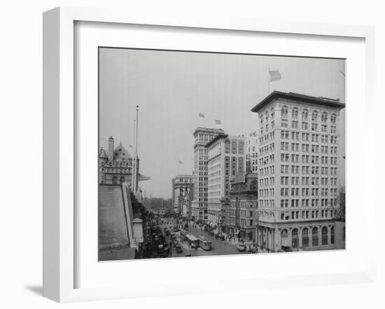 Broad Street in Newark-null-Framed Photographic Print