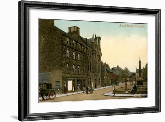 Broad Street, Kirkwall, Orkney, Scotland, 20th Century-null-Framed Giclee Print