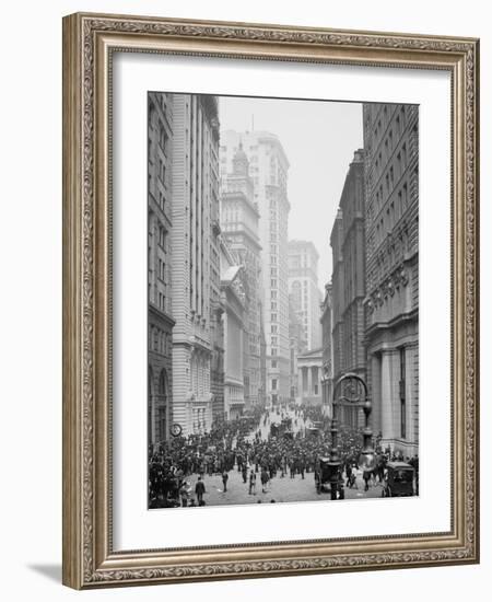 Broad Street, New York City, C.1905-null-Framed Photographic Print