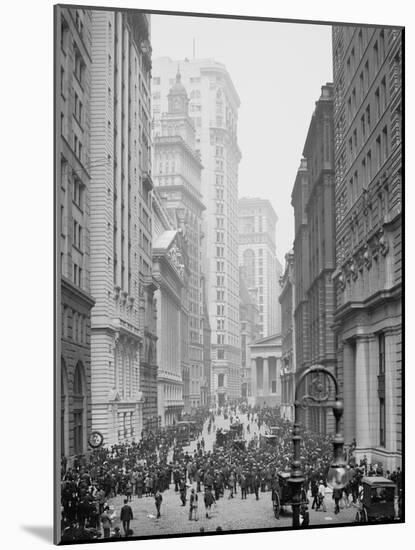 Broad Street, New York City, C.1905-null-Mounted Photographic Print