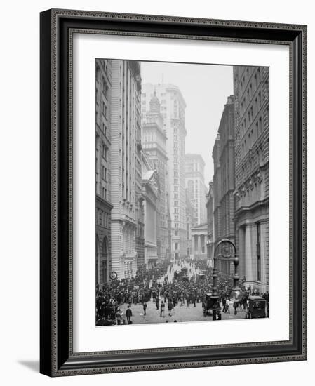 Broad Street, New York City, C.1905-null-Framed Photographic Print