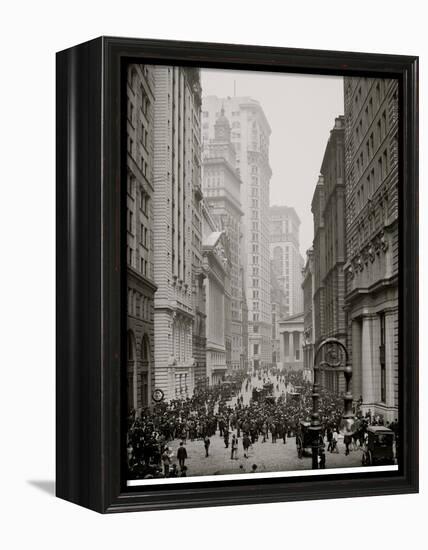 Broad Street, New York City-null-Framed Stretched Canvas