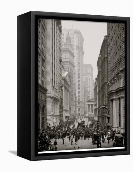 Broad Street, New York City-null-Framed Stretched Canvas