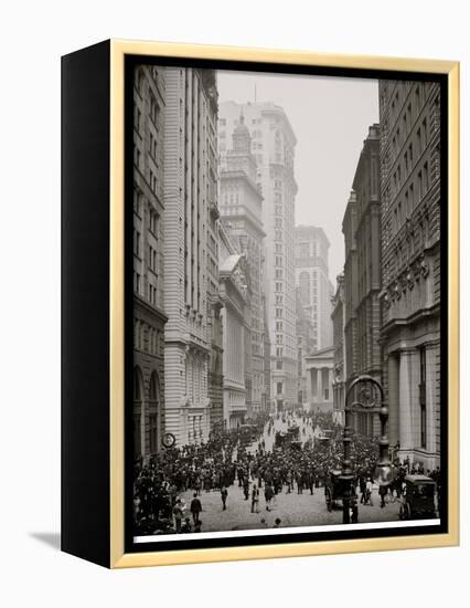 Broad Street, New York City-null-Framed Stretched Canvas