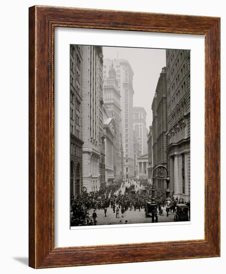 Broad Street, New York City-null-Framed Photo