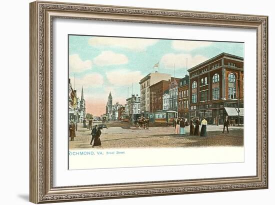 Broad Street, Richmond, Virginia-null-Framed Art Print