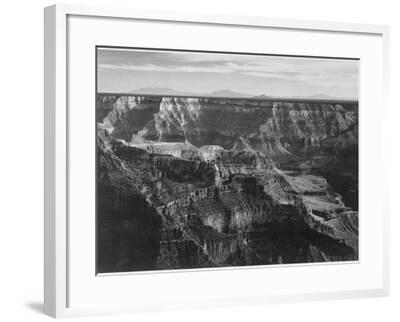Ansel Adams: Broad view with detail of canyon, horizon 