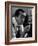 Broadcast Journalist Edward R. Murrow Smoking Cigarette-Lisa Larsen-Framed Photographic Print