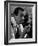 Broadcast Journalist Edward R. Murrow Smoking Cigarette-Lisa Larsen-Framed Photographic Print