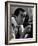 Broadcast Journalist Edward R. Murrow Smoking Cigarette-Lisa Larsen-Framed Photographic Print