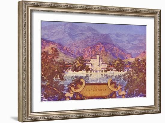 Broadmoor Hotel, Colorado Springs, Colorado-null-Framed Art Print