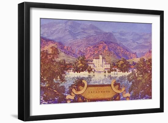 Broadmoor Hotel, Colorado Springs, Colorado-null-Framed Art Print