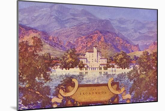 Broadmoor Hotel, Colorado Springs, Colorado-null-Mounted Art Print