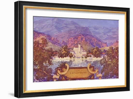 Broadmoor Hotel, Colorado Springs, Colorado-null-Framed Art Print