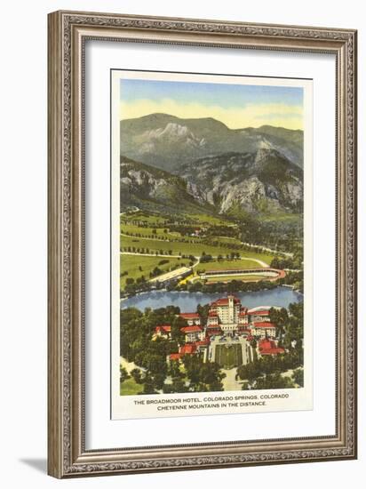 Broadmoor Hotel, Colorado Springs, Colorado-null-Framed Art Print