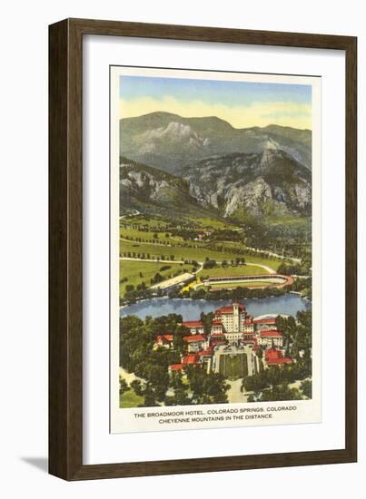 Broadmoor Hotel, Colorado Springs, Colorado-null-Framed Art Print