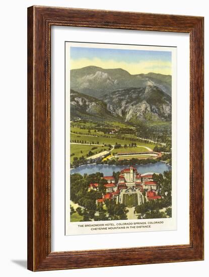 Broadmoor Hotel, Colorado Springs, Colorado-null-Framed Art Print