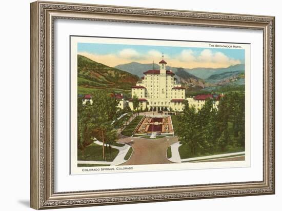 Broadmoor Hotel, Colorado Springs, Colorado-null-Framed Art Print