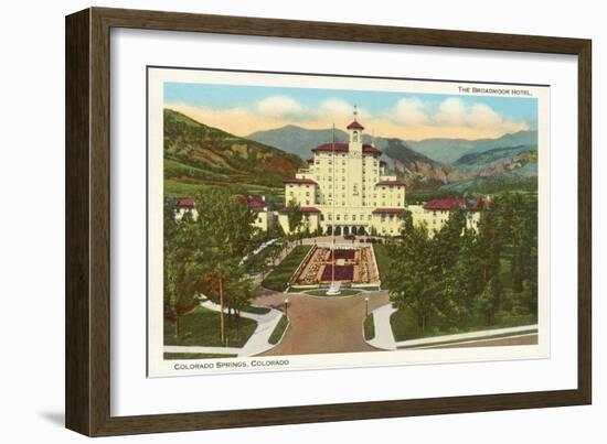 Broadmoor Hotel, Colorado Springs, Colorado-null-Framed Art Print