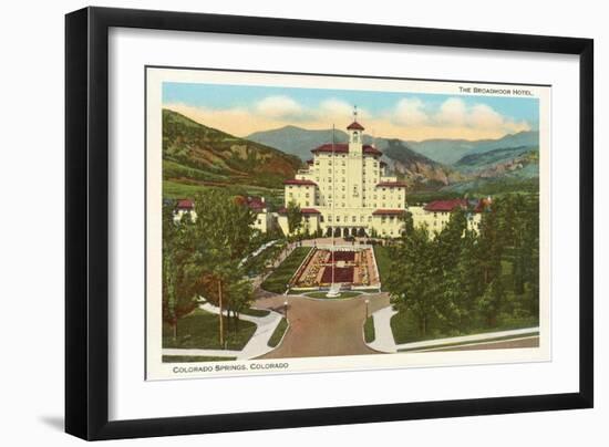 Broadmoor Hotel, Colorado Springs, Colorado-null-Framed Art Print