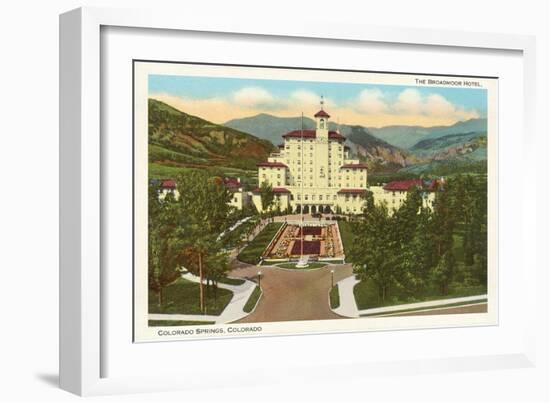 Broadmoor Hotel, Colorado Springs, Colorado-null-Framed Art Print