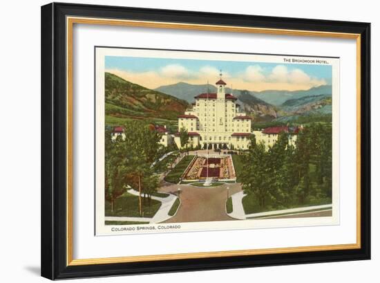 Broadmoor Hotel, Colorado Springs, Colorado-null-Framed Art Print