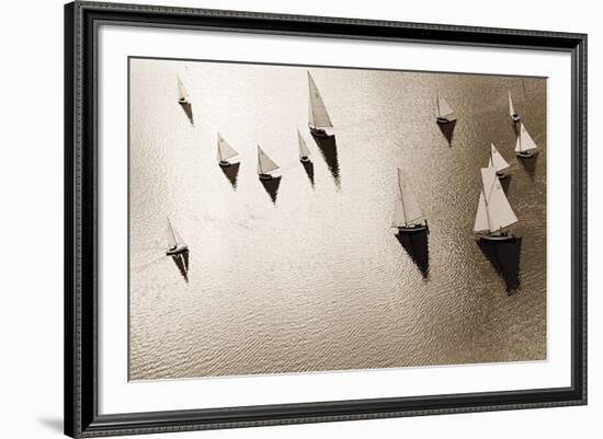 Broads Regatta, Island Yachts-Ben Wood-Framed Giclee Print