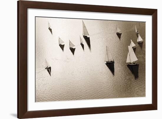 Broads Regatta, Island Yachts-Ben Wood-Framed Giclee Print