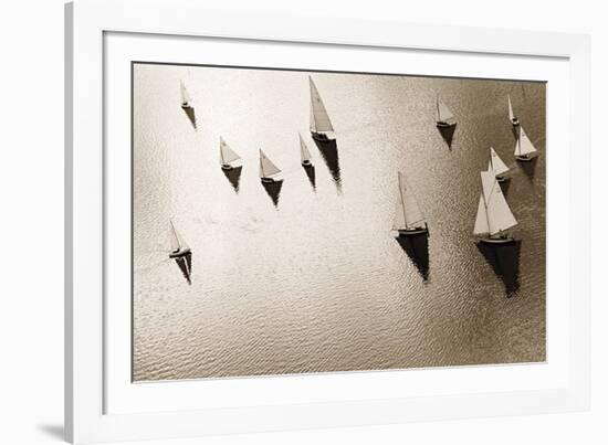 Broads Regatta, Island Yachts-Ben Wood-Framed Giclee Print