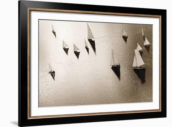 Broads Regatta, Island Yachts-Ben Wood-Framed Giclee Print