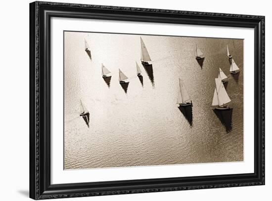 Broads Regatta, Island Yachts-Ben Wood-Framed Giclee Print