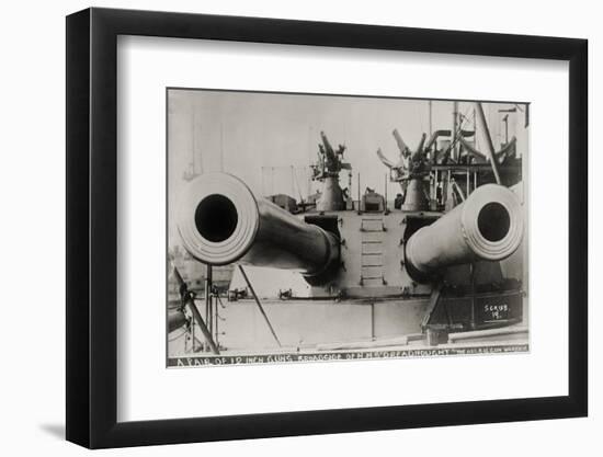 Broadside of HMS Dreadnought-null-Framed Photographic Print