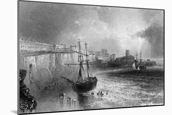 Broadstairs, Kent, Engraved by Robert Brandard, 1842-William Henry Bartlett-Mounted Giclee Print