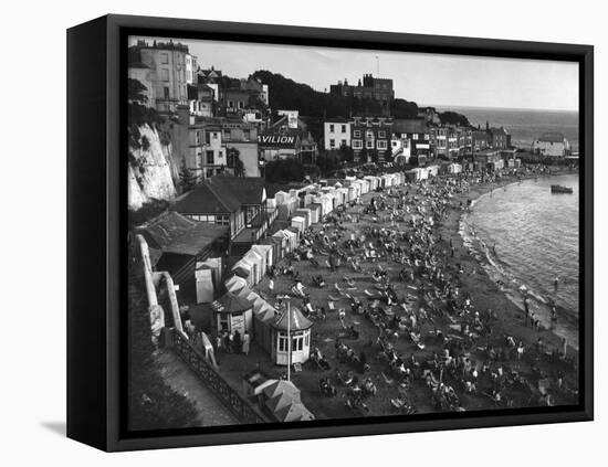 Broadstairs Seaside View-null-Framed Premier Image Canvas