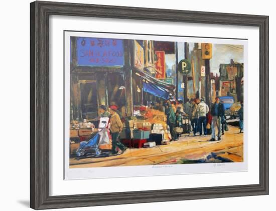 Broadview and Gerrard-Neville Clarke-Framed Collectable Print