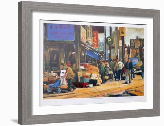 Broadview and Gerrard-Neville Clarke-Framed Collectable Print