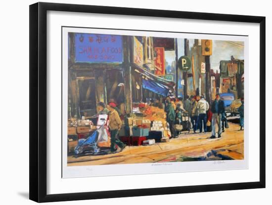 Broadview and Gerrard-Neville Clarke-Framed Collectable Print