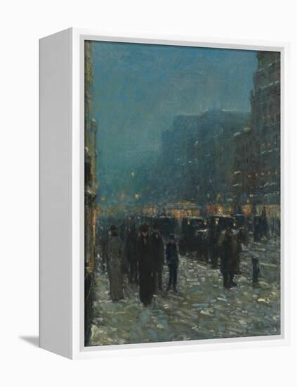 Broadway and 42nd Street, 1902-Childe Hassam-Framed Premier Image Canvas